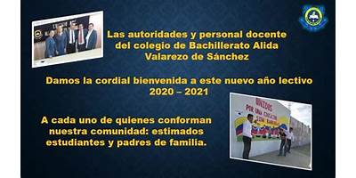 COLEGIO DE BACHILLERATO ALIDA VALAREZO DE SÁNCHEZ