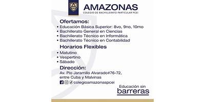 COLEGIO DE BACHILLERATO PARTICULAR PCEI AMAZONAS