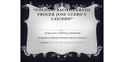 COLEGIO DE BACHILLERATO PROCER JOSE PICOITA