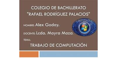 COLEGIO DE BACHILLERATO RAFAEL RODRIGUEZ PALACIOS