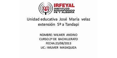UNIDAD EDUCATIVA FISCOMISIONAL JOSE MARIA VELAZ S.J. EXTENSION 1 - LOJA