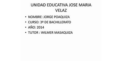 UNIDAD EDUCATIVA JOSE MARIA VELAZ S.J. EXT. 73 PATADEL