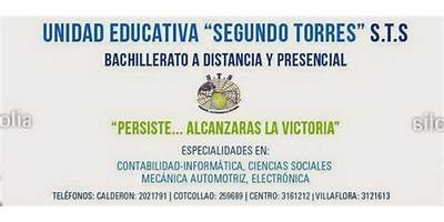 UNIDAD EDUCATIVA PARTICULAR A DISTANCIA SEGUNDO TORRES