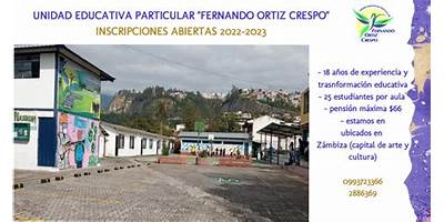 UNIDAD EDUCATIVA PARTICULAR FERNANDO ORTIZ CRESPO