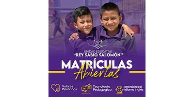 UNIDAD EDUCATIVA PARTICULAR REY SABIO SALOMON