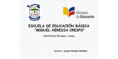 ESCUELA DE EDUCACIÓN BASICÁ AGUSTIN CRESPO HEREDIA