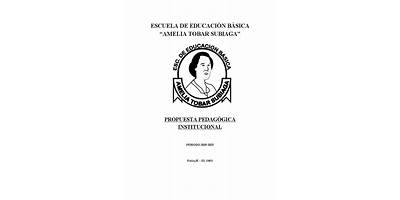 ESCUELA DE EDUCACION BASICA AMELIA TOBAR SUBIAGA
