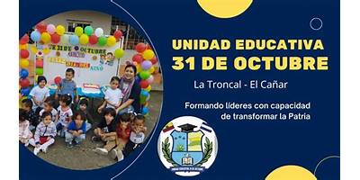 UNIDAD EDUCATIVA 31 DE OCTUBRE