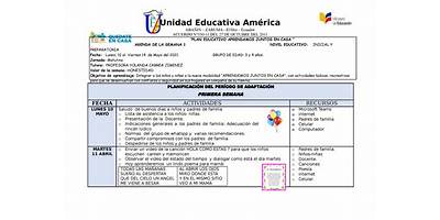 UNIDAD EDUCATIVA AMÉRICA