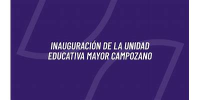 UNIDAD EDUCATIVA FISCAL CAMPOZANO