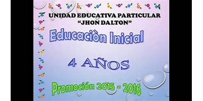 UNIDAD EDUCATIVA JHON DALTON