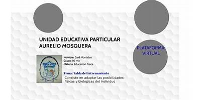 UNIDAD EDUCATIVA PARTICULAR AURELIO MOSQUERA