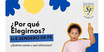 UNIDAD EDUCATIVA PARTICULAR BIBLICA CRISTIANA SENDERO DE FE