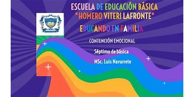 ESCUELA DE EDUCACION BASICA HOMERO VITERI LAFONTE
