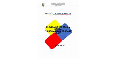 ESCUELA DE EDUCACION BASICA ISIDRO ABIGAIL ANDRADE LOOR