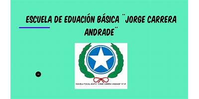 ESCUELA DE EDUCACION BASICA JORGE CARRERA ANDRADE
