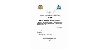 ESCUELA DE EDUCACIÓN BÁSICA REINALDO CHICO PEÑAHERRERA