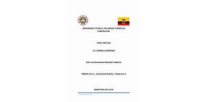 ESCUELA DE EDUCACION BASICA SILVIO QUINTERO QUIÑONEZ