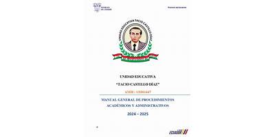 UNIDAD EDUCATIVA TACIO CASTILLO DIAZ