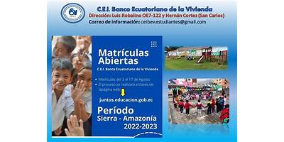 CENTRO DE EDUCACIÓN INICIAL BANCO ECUATORIANO DE LA VIVIENDA